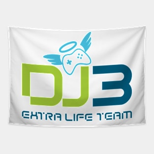 DJ3 Tri-Color Logo Tapestry