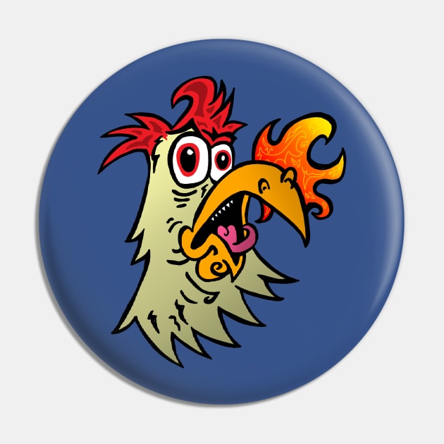 Gilbert the Fire Breathing Chicken of Doom (2022 Version) Pin by mm92