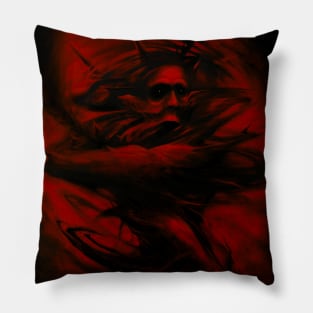 Twisted Red Pillow