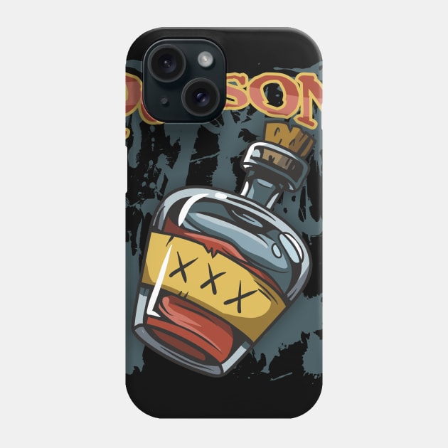 Poison Potion Bottle Birthday Gift Shirt Phone Case by KAOZ