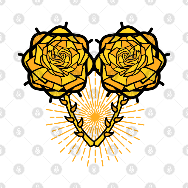 yellow rose by Jackson