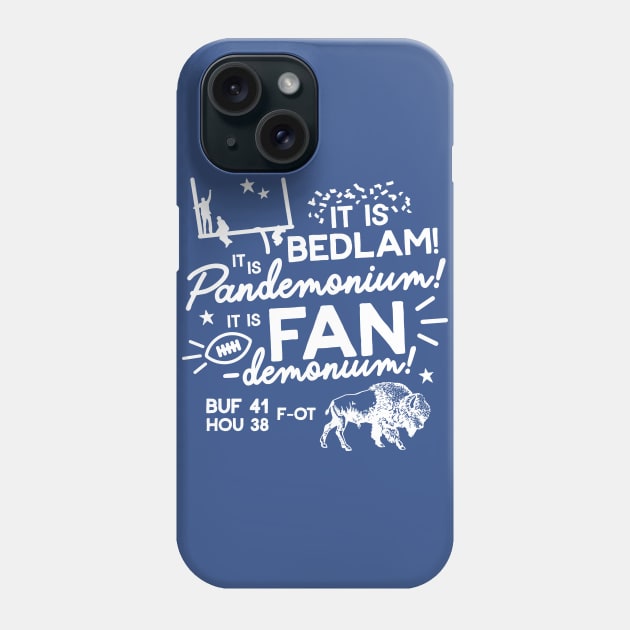 Buffalo Greatest Comeback Fandemonium Phone Case by Carl Cordes