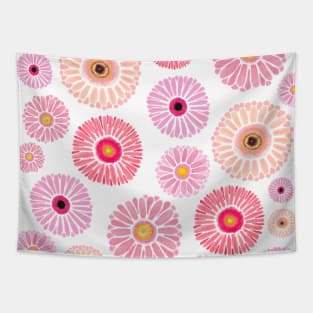 Strong vivid pink gerbera daisies Tapestry