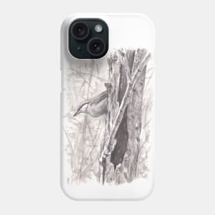 Nuthatch - Inktober Phone Case