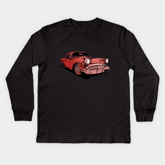 1950s Buick Super Riviera Classic Car Kids Long Sleeve T Shirt