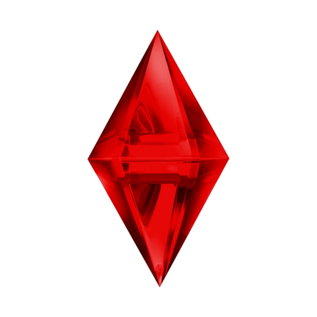 Sims red Plumbob Diamond by Xinoni