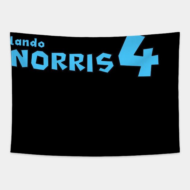 Lando Norris (psst...use on orange) '23 Tapestry by SteamboatJoe