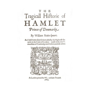 Shakespeare, Hamlet 1603 T-Shirt