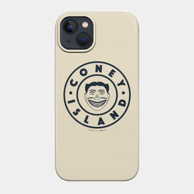 Coney Island, New York - Steeplechase Face Circle - New York - Phone Case