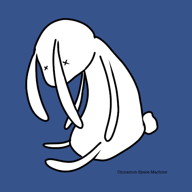 Sad Bunny by Cinnamon Space Machine