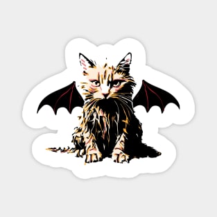 Who’s My Parent? Bat x Cat Funny Meme Magnet