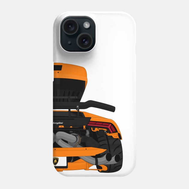 HURACAN ORANGE Phone Case by VENZ0LIC