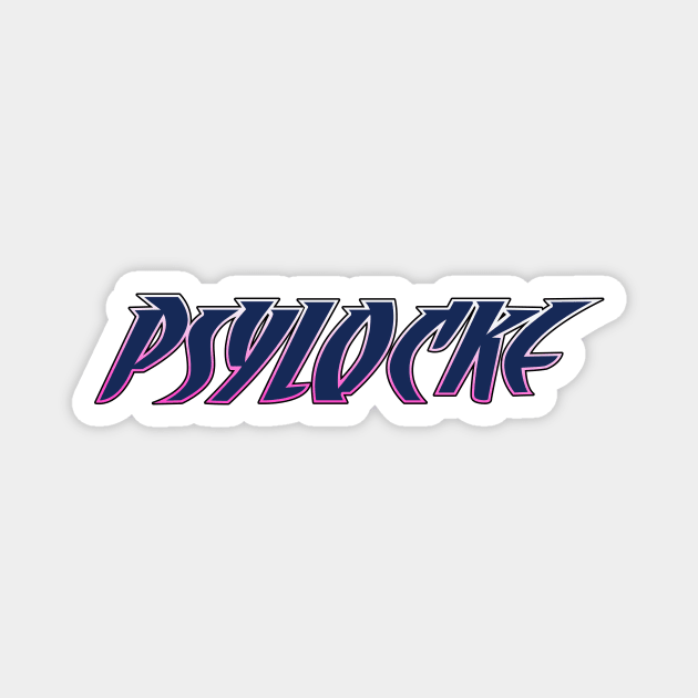 Psylocke's Logo Magnet by JamesCMarshall