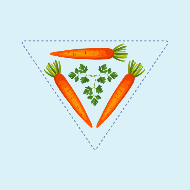 Cute Veggie Stamp by SWON Design