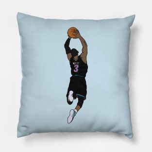 Dwyane Wade Black Miami Vice Pillow