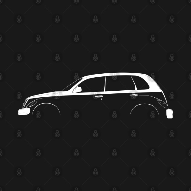 Chrysler PT Cruiser Silhouette by Car-Silhouettes