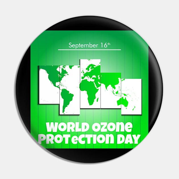 World Ozon Protection Day Pin by Khenyot