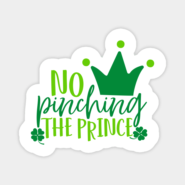 No pinching the prince Magnet by Coral Graphics