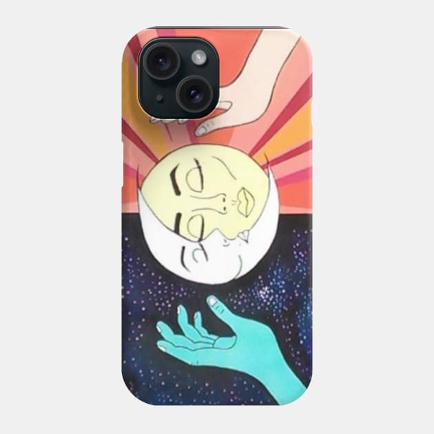 Sun and moon Phone Case by aurea_madness