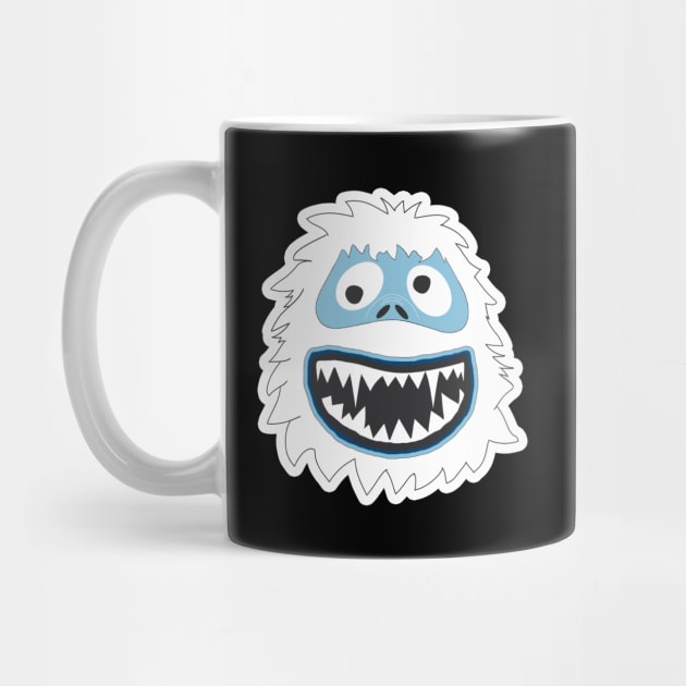 The Abominable Snowman, Yeti 11oz Black Mug // Yeti Coffee Cup 