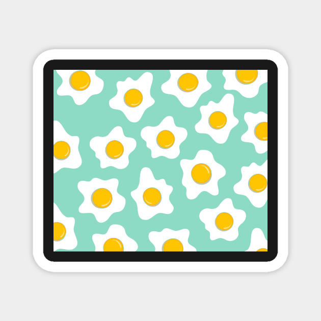 Egg Lover pattern Magnet by timegraf