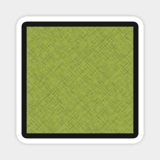 Timothy in Green and Blue Crosshatching Magnet