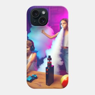 vaping party - cursed AI Phone Case