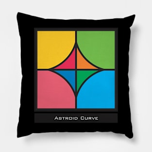 Astroid Abstract Pattern - Mathematical Curve - Hardcore Nerd Pillow