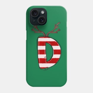 Letter D (Christmas Alphabet) Phone Case