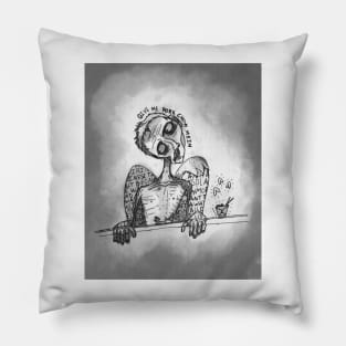 Outsider Owl-Man Pillow