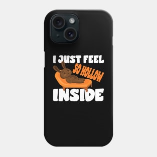 I Just Feel Hollow Inside for a rabbit lover Phone Case