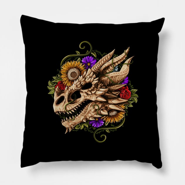 Draco Flores Pillow by BER