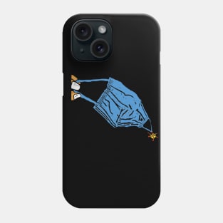 Covid19 pulls the mask Phone Case