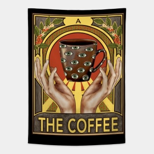 The coffee. Tarot card Tapestry