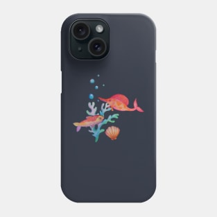 Illustrated Fish Fiesta Phone Case