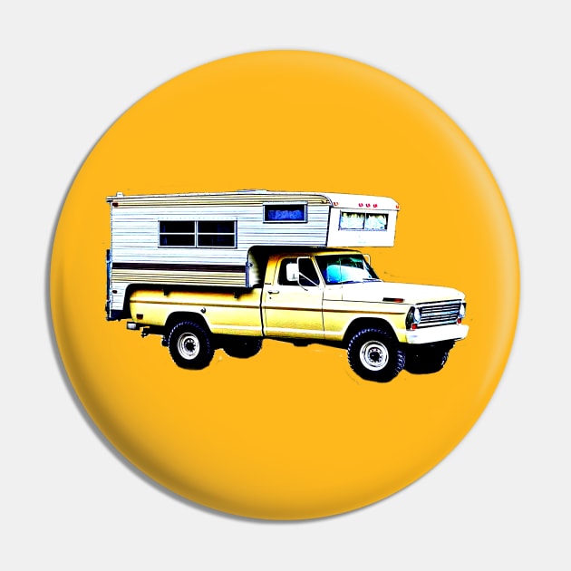 Pickup Truck Camper, Truck Bed Camper, Vintage Camper, Retro Camper