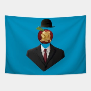 Magritte Apple Head Tapestry