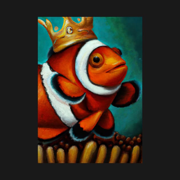 Clown fish with a Crown by maxcode