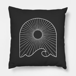 Sunshine Waves Pillow