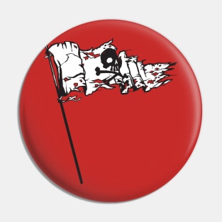 skull flag Pin