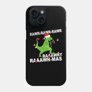 Rawr Rawr-Mas Funny Christmas Dinosaur Phone Case