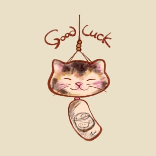 Good Luck Cat Lantern T-Shirt