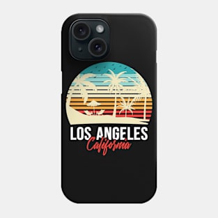 Vintage Los Angeles California Beach Vacation Phone Case