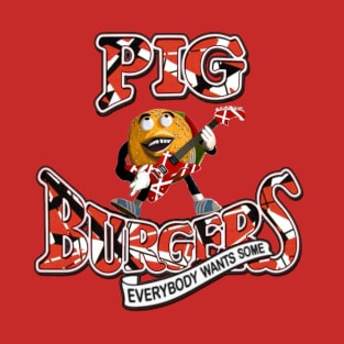 Pig Burgers with Mascot VH-ized! T-Shirt