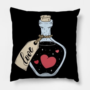 Love in a bottle Pillow