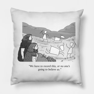 Cave Paintings Alive Pillow