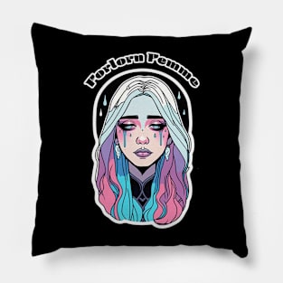 Forlorn Femme (Small) Pillow