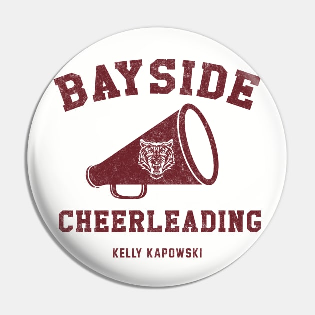 Bayside Cheerleading - Kelly Kapowski - vintage logo Pin by BodinStreet