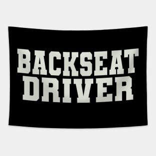 Backseat Driver Word Tapestry