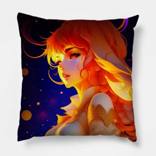 girl sunshine Pillow